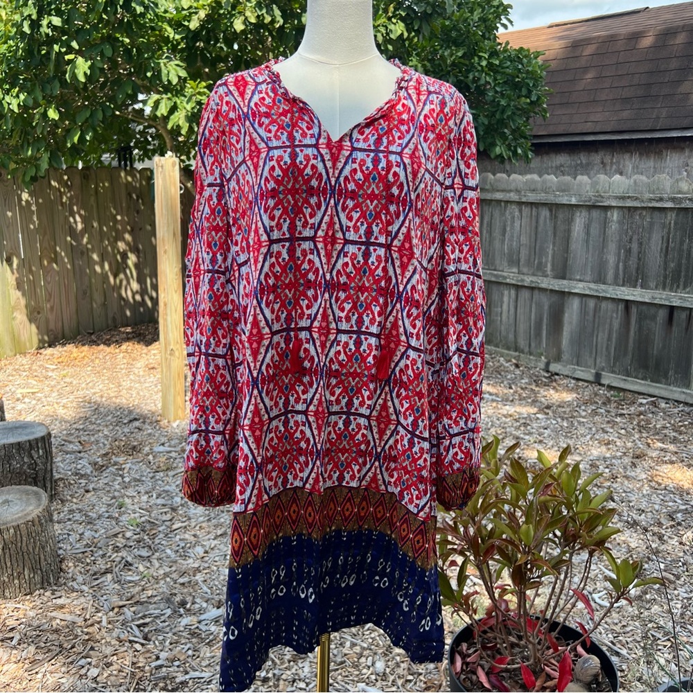 Beach Lunch Lounge Collection Long Sleeve Dress